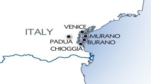 Venice & Lagoon New Year Cruise Itinerary